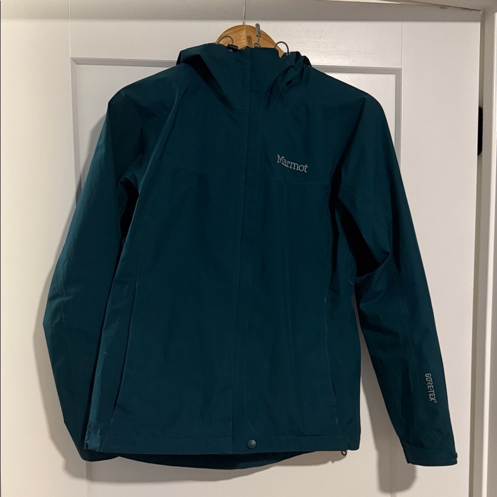 Marmot Woman’s Dark Teal Raincoat